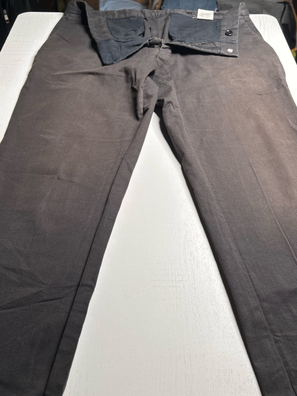 Porsche Design Men's Charcoal Gray Dress Pants
